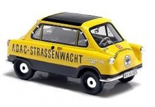 Premium ClassiXXs Zündapp Janus ADAC 1958 Yellow Black 1:43 Diecast Model Car