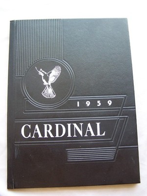 1959 CARPIO SCHOOL DISTRICT YEARBOOK NORTH DAKOTA  CARDINAL