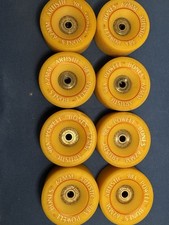 POWELL BONES 62mm 98A Roller skate Wheels With Bearings. SET Of 8