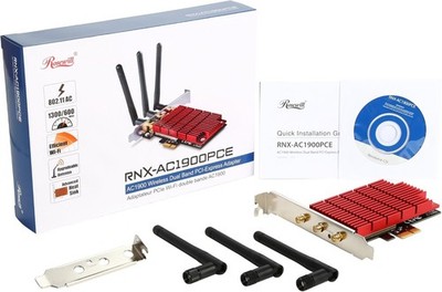 Rosewill RNX-AC1900PCE 802.11AC Dual Band AC1900 PCI Express WiFi Adapter card