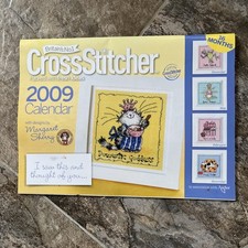 calendar 2009 - 16 hobbies & habits cross stitch patterns RARE Margaret sherry 