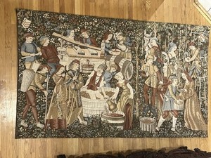  "Le Pressoir" (The Wine Press) or "Les Vendanges" (The Harvest) Tapestry
