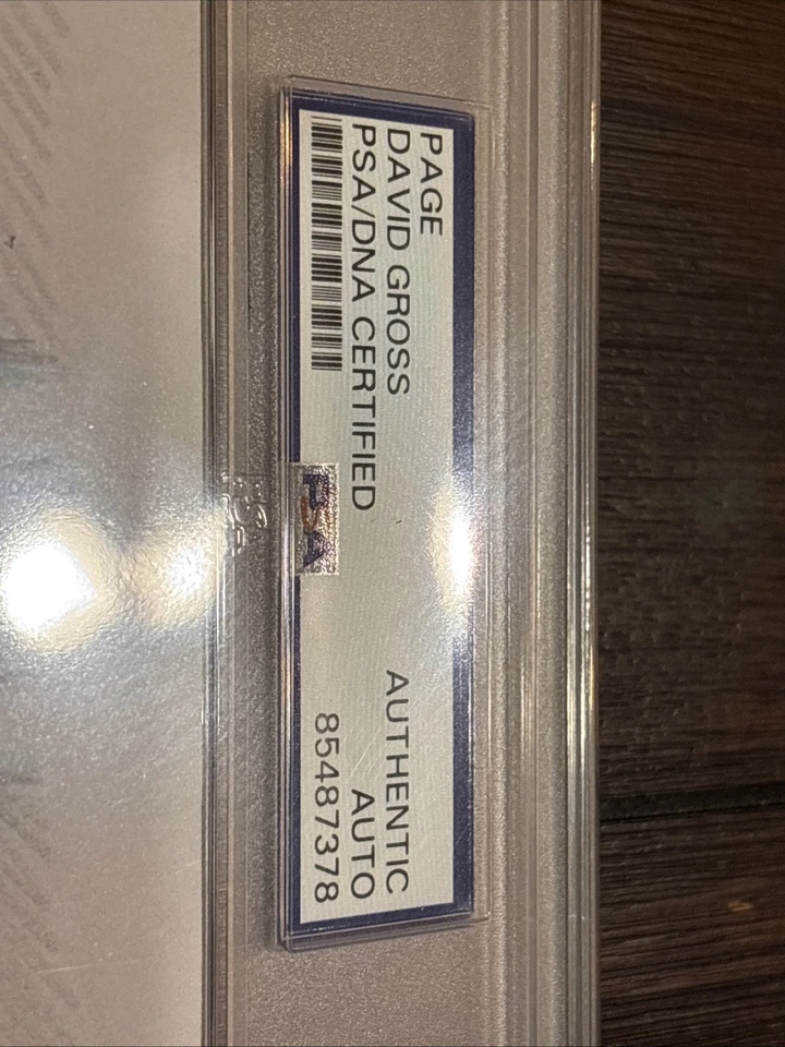 David Gross Signed Topps Garbage Pail Kids The Who Prototype Sketch PSA Encased - Image 3 of 4