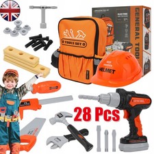 Kids Tool Set 28Pcs Kid Role Play Construction Toys with Backpack for Boys Girls