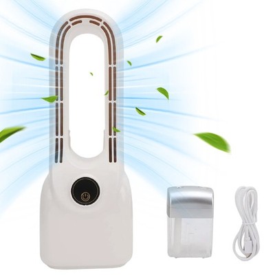 Rotorloser Mini Ventilator 3000mAh 6-Stufen LED-Display USB-C Nachtlicht Leise