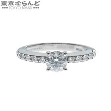 BVLGARI Glyph Solitaire H VVS2 Ring Diamond Pt950 US 4 4-1/2 P0055625