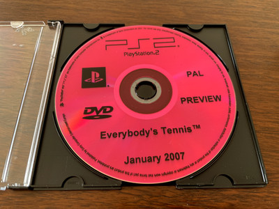 Everybody´s Tennis Preview Disc, Debug PlayStation 2 PS2 PAL