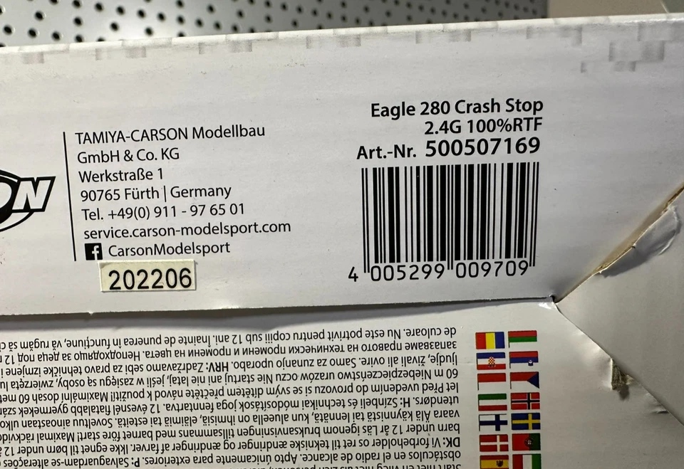 Carson Eagle 280 Crash Stop RTF 2. Ghz - 500507169 - Neu/OVP - Bild 4 von 4
