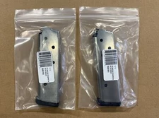 2 PACK!!1911 8RD 45 STAINLESS MAG FBI STYLE BUMPER PAD ORIGINAL EQUIPMENT (1015)