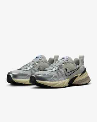 New Nike V2K Run Shoes - Pure Platinum/ Metallic Silver (HJ4497