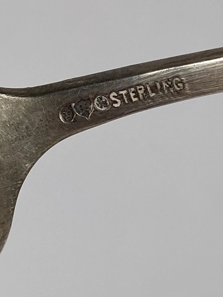 Antigua cuchara de plata esterlina Denver trienal trigésimo segundo cónclave 1913 Foto 2 de 4