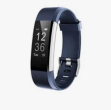 NEW IDO 0.96'' OLED Touch Screen Smart Fitness Tracker - Dark Blue (ID115HR)