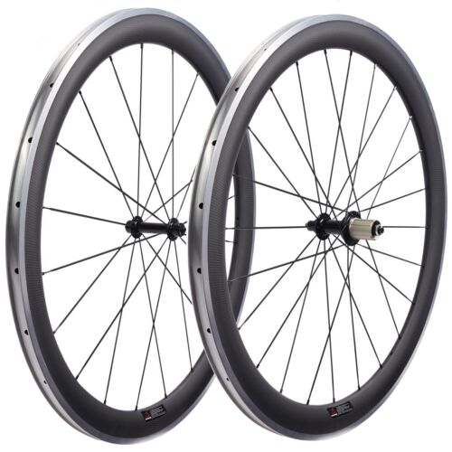 50mm Carbon Räder Aluminiumlegierung Bremse Keramik Lager R13 Cn 424 Road Radset - Bild 1 von 8