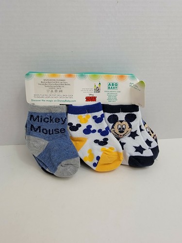 Disney Baby Boys Mickey Mouse Socks 12 Pack - 6-12 Months - Picture 2 of 6