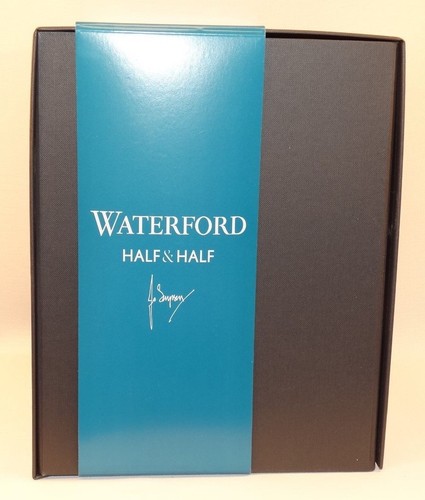 BEAUTIFUL WATERFORD CRYSTAL JO SAMPSON HALF & HALF AZURE VASE BNIB 40018017 BLUE - Picture 8 of 9