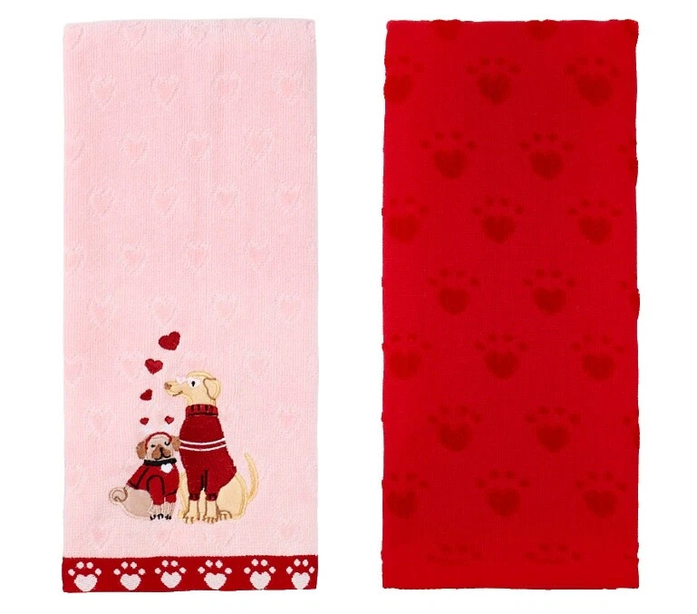 Полотенца для рук из хлопковой смеси с животным принтом