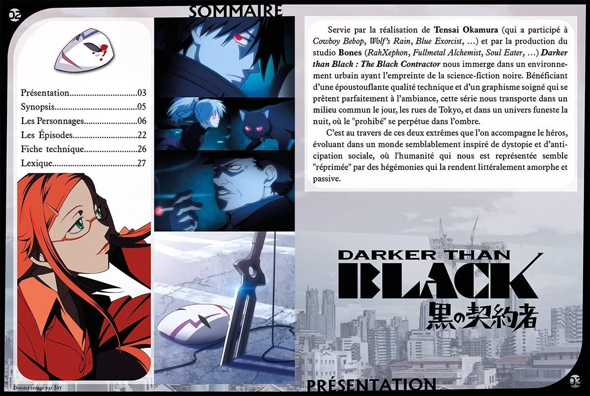 DARKER THAN BLACK Black Contractor Complete Blu-ray BOX Anime Japan DARKER THAN BLACK Black Contractor Complete Blu-ray BOX Anime Japan