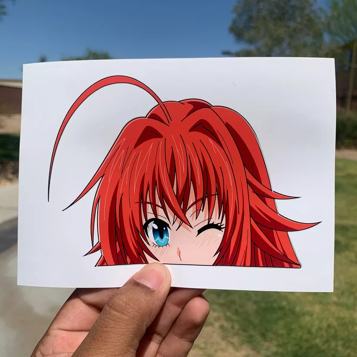 Rias Gremory High School DxD Glossy Sticker Anime Waterproof!