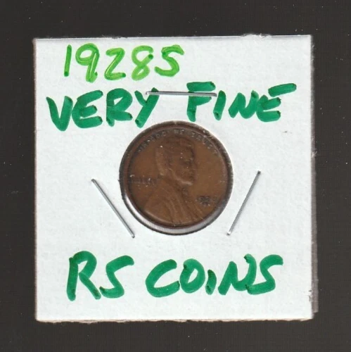 1928S    VERY FINE   LINCOLN CENT   VERY FINE  1928S /  RS COINS #216  FREE SHIP
