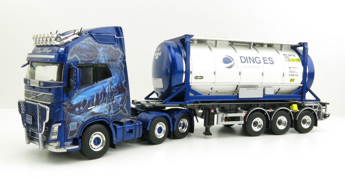 WSI 01-3435 Volvo FH04 XL 6x2 Truck Trailer 25ft Tank