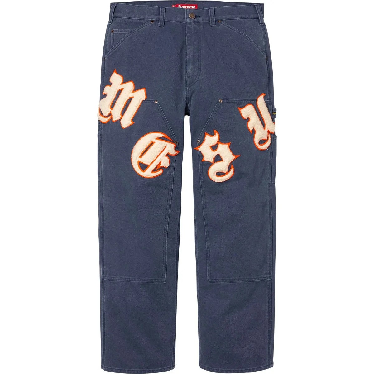 Supreme Old English Canvas Double Knee Painter Pant 3colors Supreme Old English Canvas Double Knee Painter Pant 3colors
