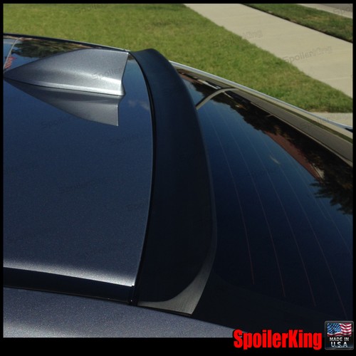 SpoilerKing Roof Spoiler For 2005-2009 Subaru Legacy (BL) - Rear Window Lip, Unpainted Black, No Drill Installation