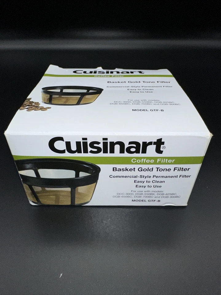 Cuisinart GTF-B Cesta Permanente Tono Dorado Filtro Café 8-12 Tazas Foto 2 de 2