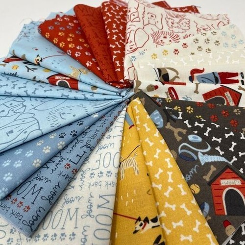 Dog Daze Jelly Roll® 20840JR Moda Precuts Quilt Fabric Stacy Iest Hsu pre cut - Picture 4 of 5