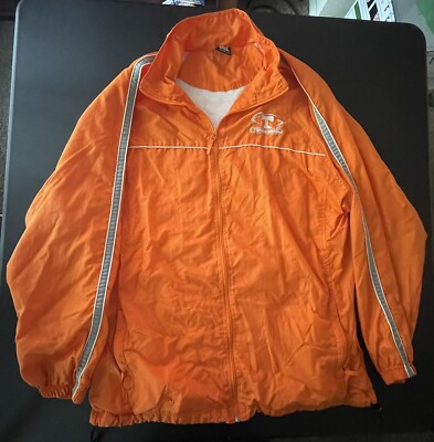 Men's University Of Tennessee Vols Starter Track Jacket Windbreaker Full  Zip XL