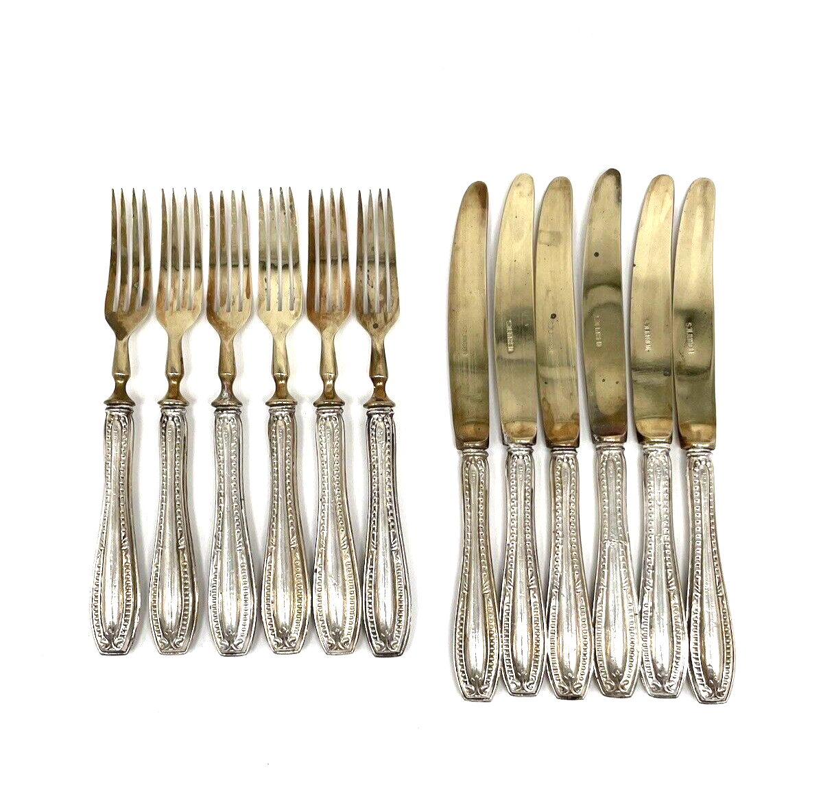12tlg-jugendstil-obst-dessert-besteck-800er-silber-messer-gabeln