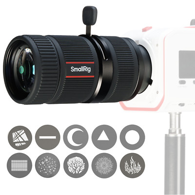 SmallRig SP-mini Spotlight RC Adapter for RC60/RC100, 6-Lens, Gobo w/ Carry Bag