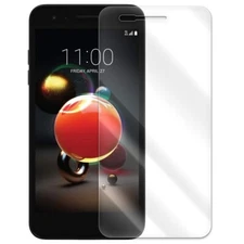 Bubble-Free Clear 9H Tempered Glass Screen Protector Flim f LG K8+ X210ULM Phone