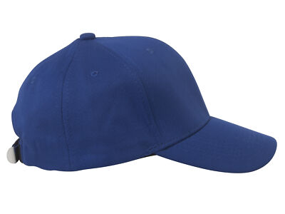 Adjustable Baseball Cap w/ Hook and Loop Tab - Royal | eBay display picture 2