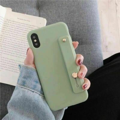 Holder Case Hand Matte Cover Soft Strap For iPhone 11 Pro Max XR X XS  Max