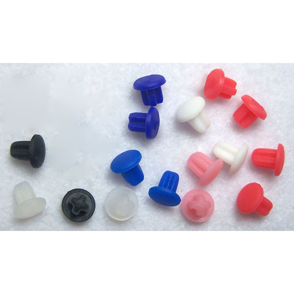 3.5mm Silicone Rubber Hole Plug Blanking End Cap Seal Stopper Audio ...