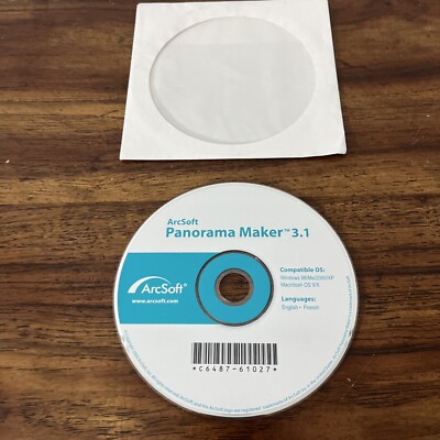 ArcSoft Panorama Maker 3.1 PC CD