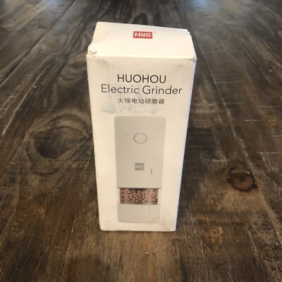 Huohou Electric Power And Salt Grinder Model HUO144 9 Volt White