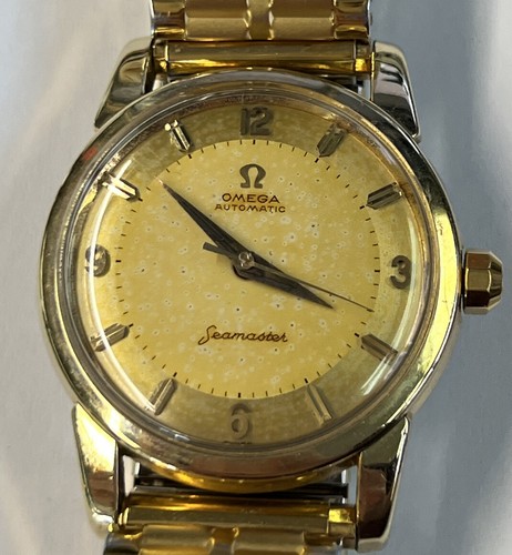 gold omega mens watch