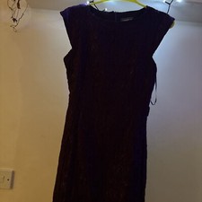 Apricot Purple Lace Dress Size Small