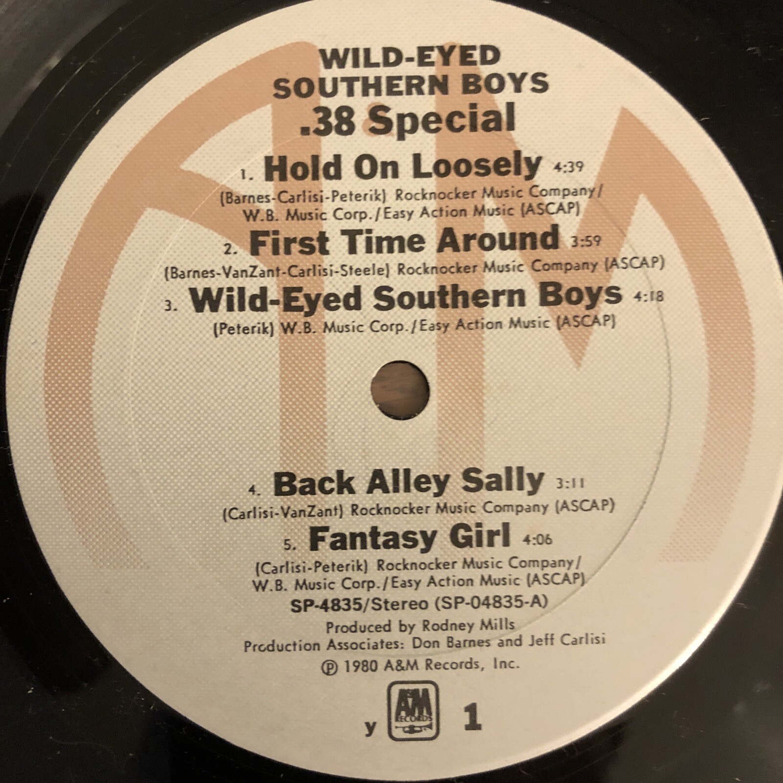38 Special Wild Eyed Southern Boys 1980 Vinyl LP A&M SP4835 Vintage