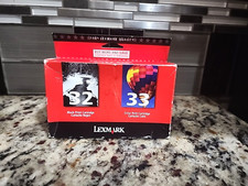 Lexmark 32/ 33 Combo Pack Ink Cartridges - LEX18C0532 New.