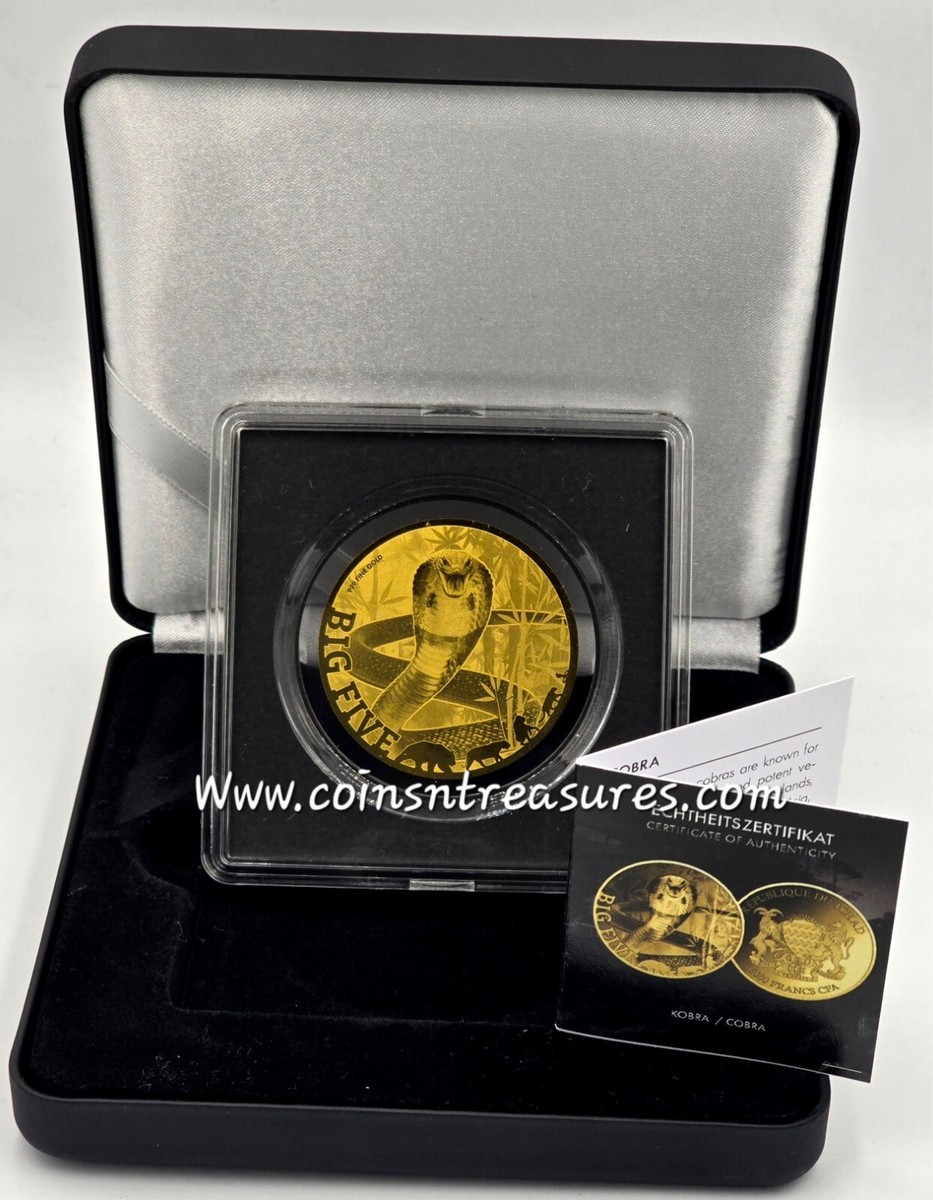 Cobra Big five of the Asia 1/200 Oz .999 Gold Coin 2025 | eBay