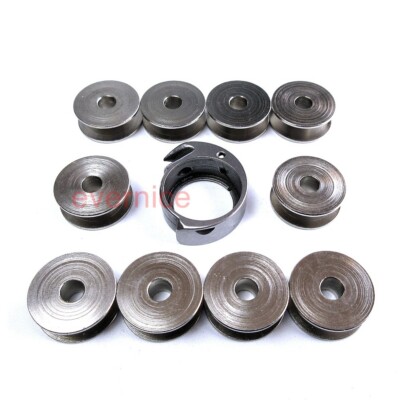 Shuttle Haken & 10 Spulen für ADLER 30-1,30-5,30-10,30-15 Leder Schuh Nähen