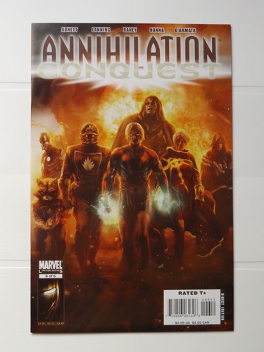 MARVEL COMIC 2008 ANNIHILATION CONQUEST 6 1ST APPEARANCE GUARDIANS OF THE GALAXY