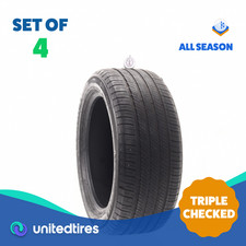 Set Of 4 Used 24550r18 Michelin Primacy Tour As Goe 104w - 6.5-8.532