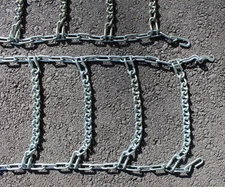 Tire Snow Chains VBar Studded for LT 215/85R16 and others 14" wide chain