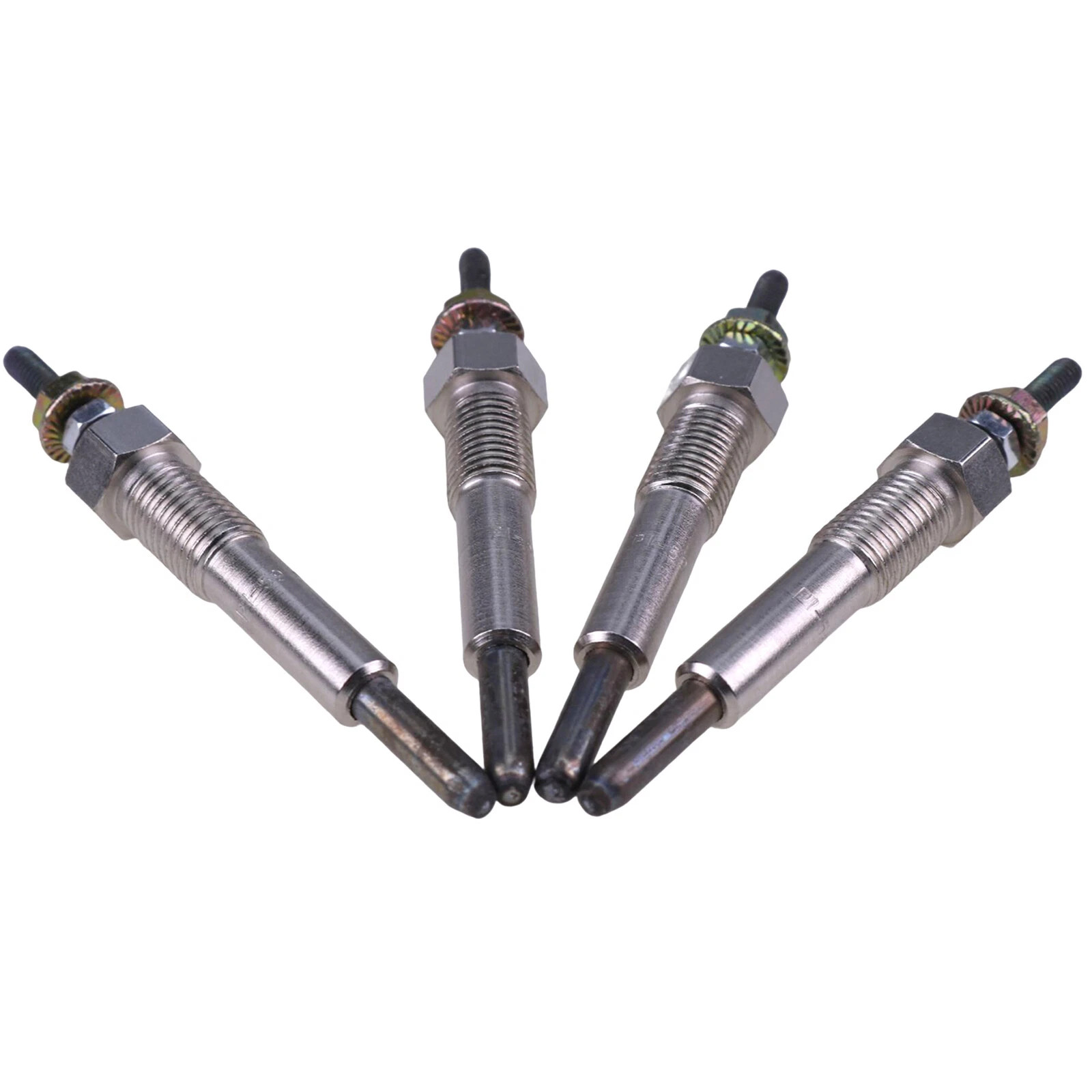 4x Glow Plug For Isuzu Trooper ELF150 ELF250 Fargo Wizzard 4JG2 4FG1 4EE1 Turbo