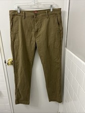 Levi's XX Chino Standard Taper Pants Mens 34x30 Brown Pockets Logo Trousers