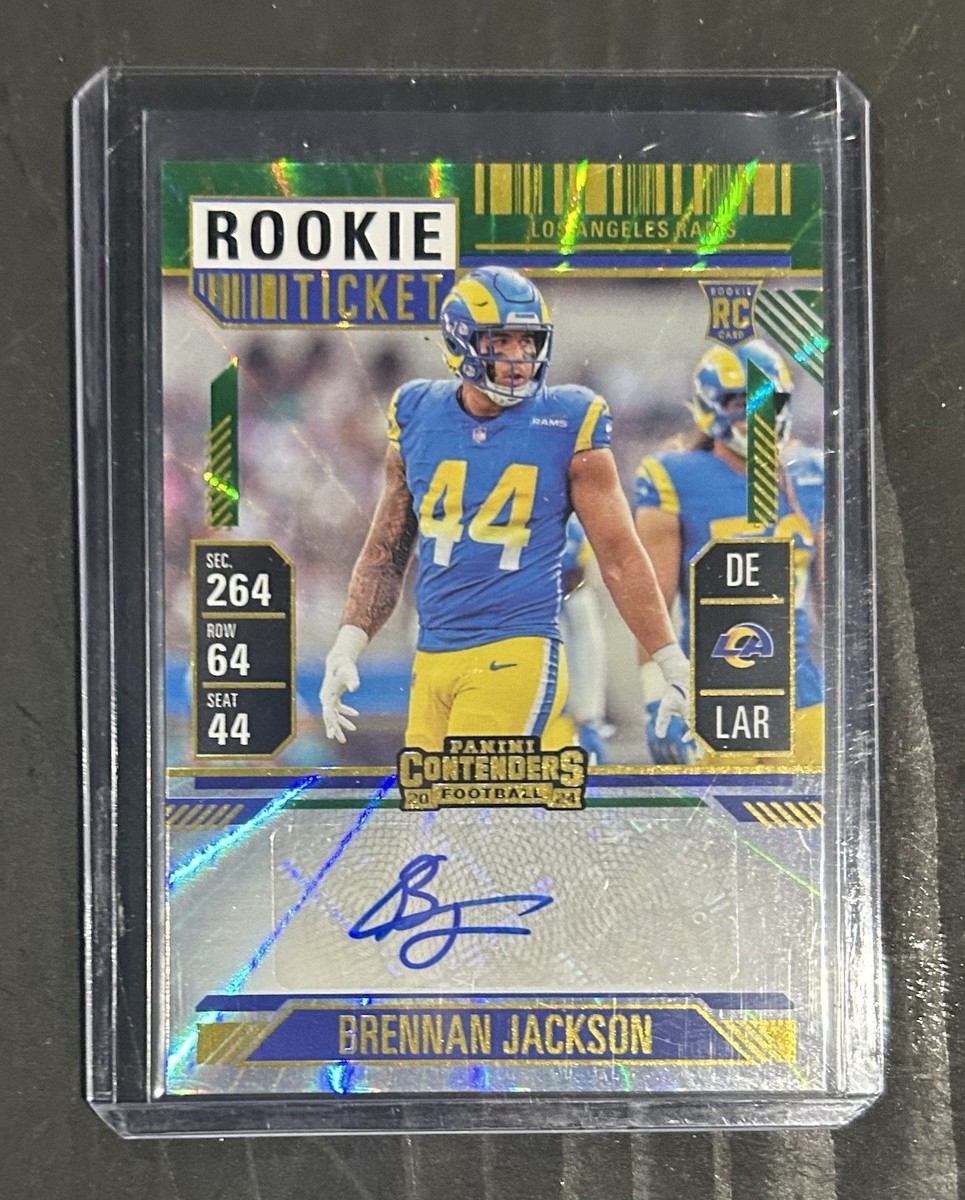 2024 Panini Contenders #292 Brennan Jackson Rookie Ticket — front