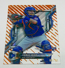 2018 Tomas Nido Topps High Tek Orange Rookie Card #TH-TN 09/25. rookie card picture